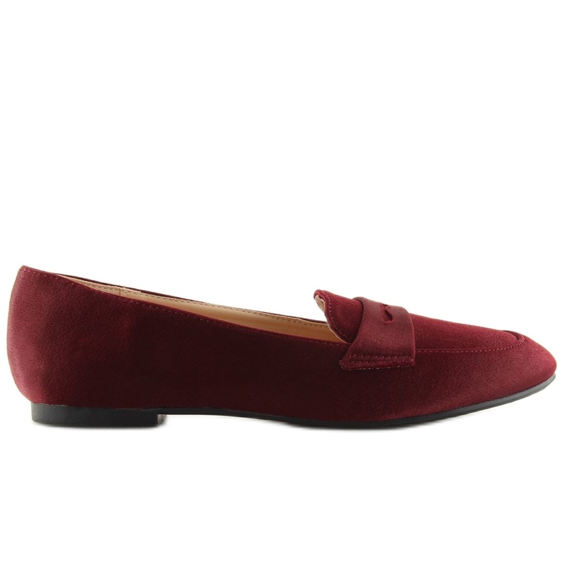Mocasines de mujer burdeos 3109 Red rojo