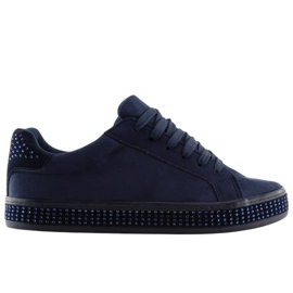 Deportivas con piedras BS098 Azul azul marino