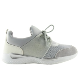Zapatilla deportiva gris ultraligera BY-069 Gris