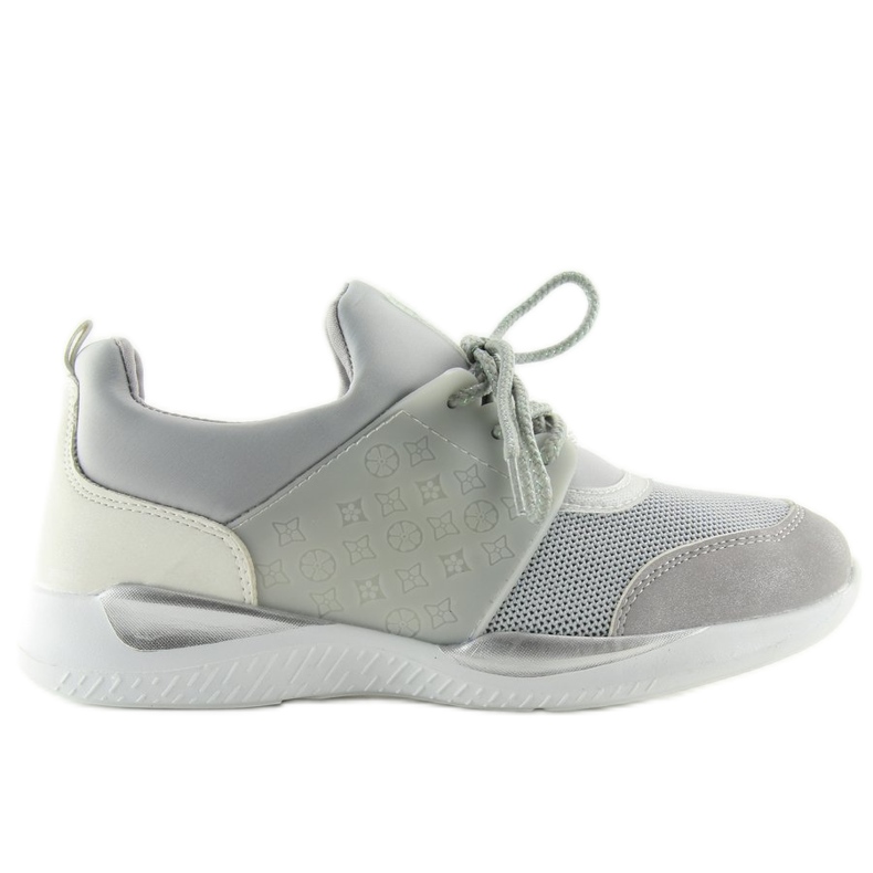 Zapatilla deportiva gris ultraligera BY-069 Gris Zapatilla deportiva gris ultraligera BY-069 Gris