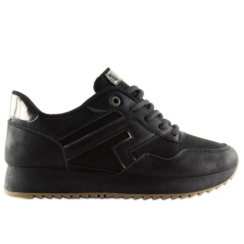 Negro KB-091 Calzado deportivo negro Negro KB-091 Calzado deportivo negro