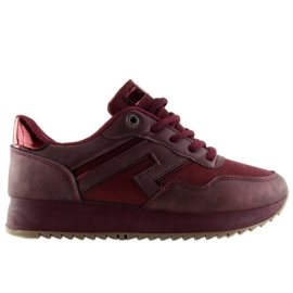 KB-091 Calzado deportivo burdeos rojo vino KB-091 Calzado deportivo burdeos rojo vino