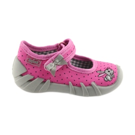 Befado zapatos para niños bailarinas zapatillas 109P169 negro gris rosado