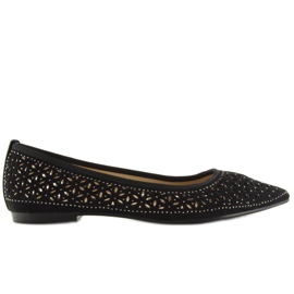 Bailarinas caladas negras 127-25 Negro
