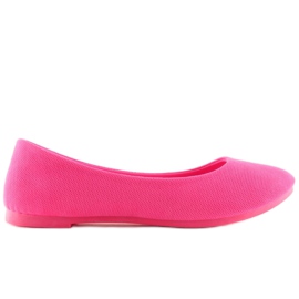 Bailarinas de mujer rosa JX1018 Fucsia rosado