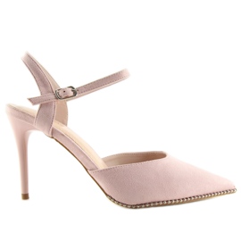 Sandalias rosas con pin J1126-1 Rosa rosado