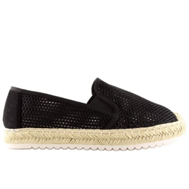 Alpargatas de mujer negras 6602 Black negro
