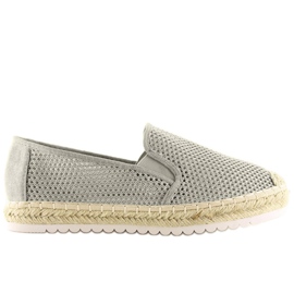 Alpargatas grises para mujer 6602 Gris