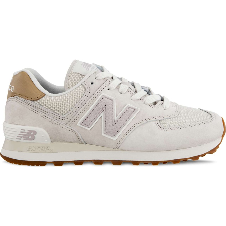 New Balance Wl574lcc Light Cliff Grey con Cashmere Light marrón multicolor