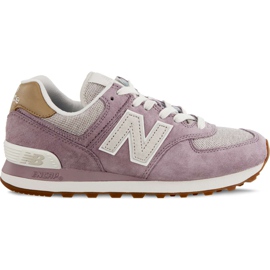 New Balance Wl574clc Cachemira Con Acantilado Gris Claro púrpura
