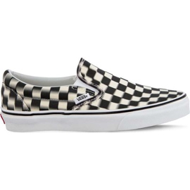 Vans Classic Slip On Vjm Blur Check Pack negro blanco clásico