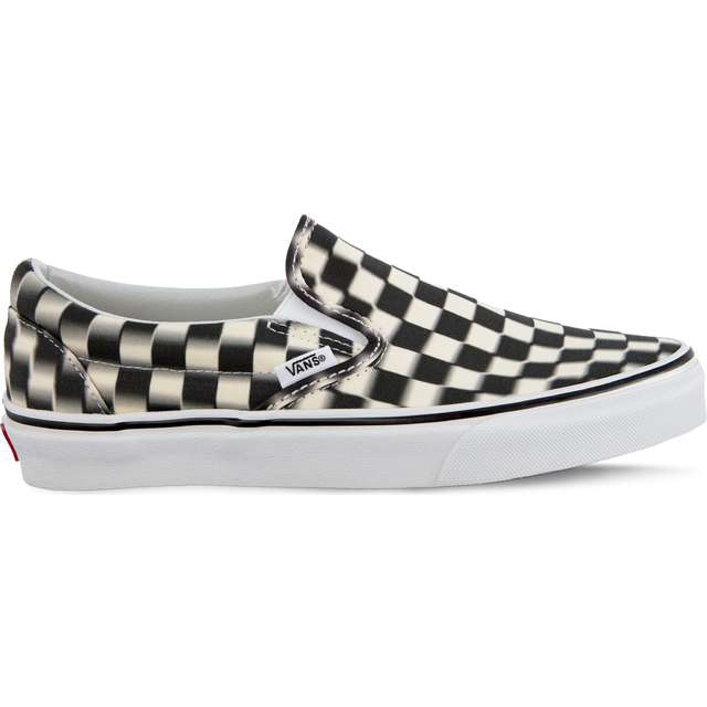 Vans Classic Slip On Vjm Blur Check Pack negro blanco clásico