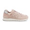 New Balance Wl574ops Sateen Tab Oyster Pink con plateado metálico multicolor rosa gris
