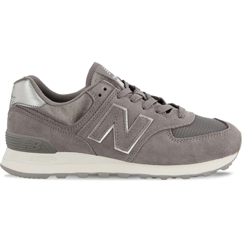 New Balance Pestaña Marblehead Sateen Wl574mms Con Plata Metálica gris