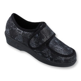 Zapatos de mujer befado pu 984D016 negro gris