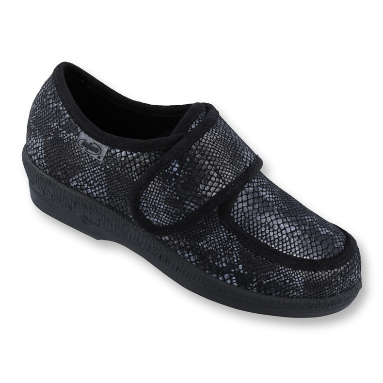 Zapatos de mujer befado pu 984D016 negro gris