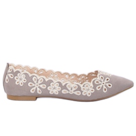Bailarinas caladas grises LT99P Grey