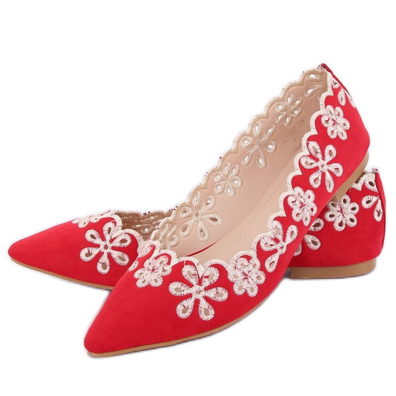 Bailarinas caladas rojas LT99P Red rojo