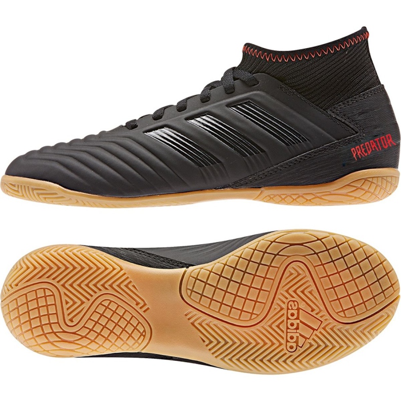 Zapatos de interior adidas Predator 19.3 In Jr D98015 multicolor negro