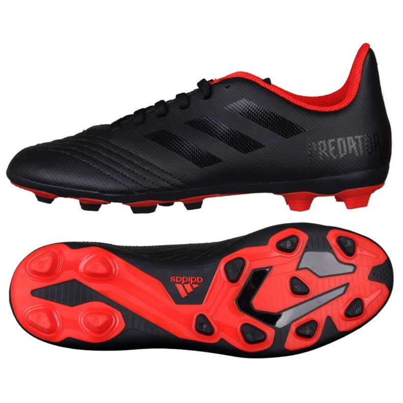 Botas de fútbol adidas Predator 19.4 FxG Jr G26980 negro negro Botas de fútbol adidas Predator 19.4 FxG Jr G26980 negro negro
