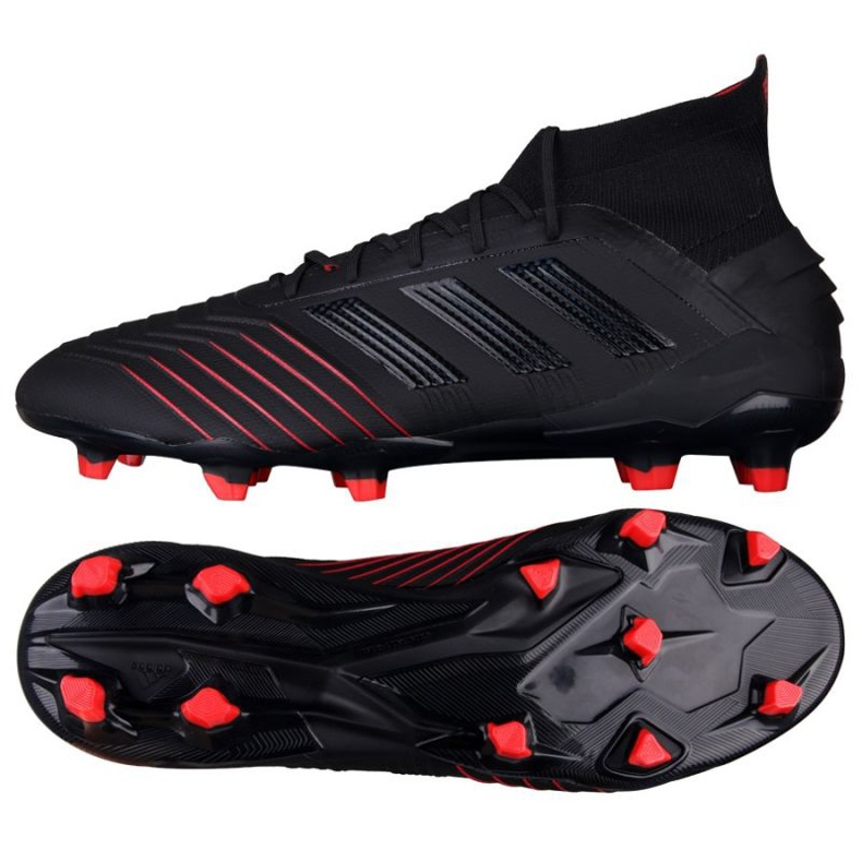 Botas de fútbol adidas Predator 19.1 Fg M BC0551 negro negro