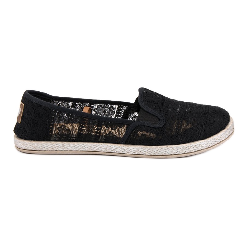 Slipons de encaje MCKEYLOR negro