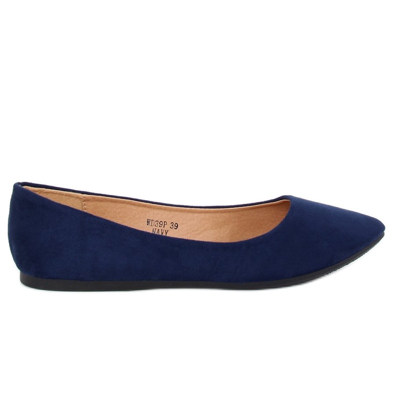 Bailarinas puntera azul marino almendra WD39P Navy