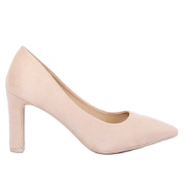 Bombas en el poste beige LE056P Beige