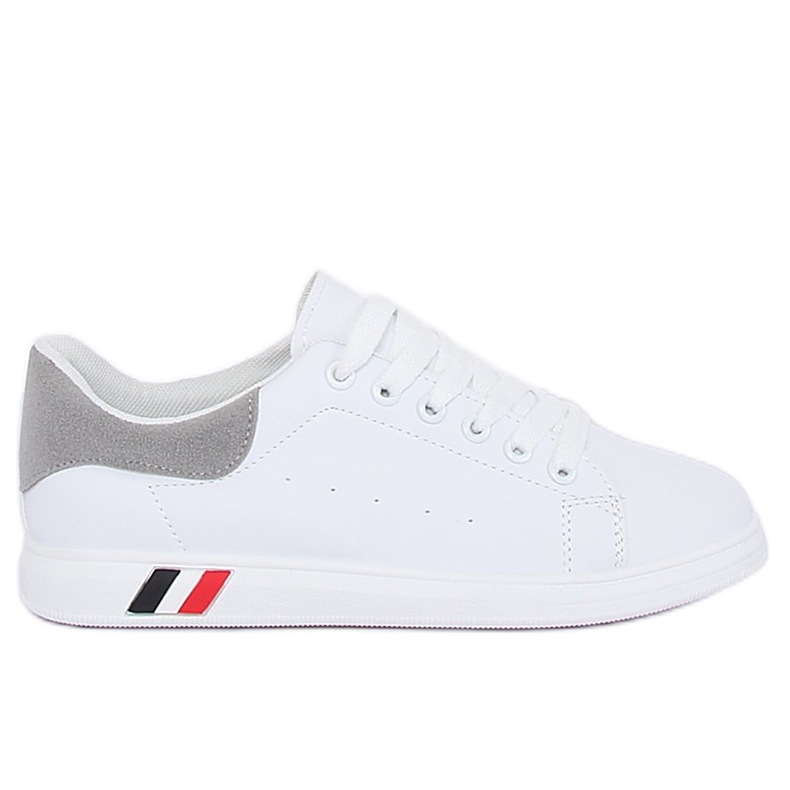 Zapatillas de mujer blancas y grises BL147P Gris blanco
