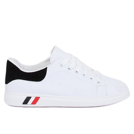 Zapatillas de mujer blancas y negras BL147P Black blanco