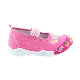 Zapatillas de niño American Club rosa con banda elástica 29/19