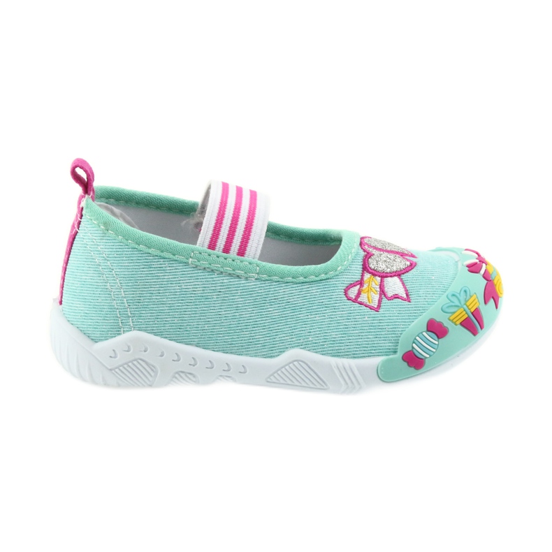 Zapatillas de niño American Club verde con elástico 21/19