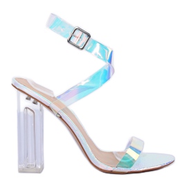 Sandalias gasolina 17-26B Plata gris