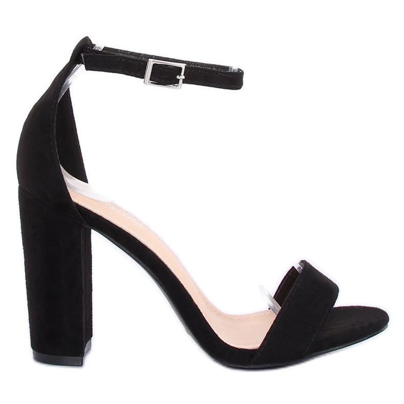 Sandalias negras en el poste Y2385-27 Negro Sandalias negras en el poste Y2385-27 Negro