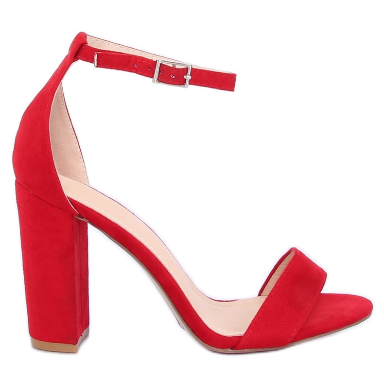 Sandalias en el poste rojo Y2385-27 Rojo