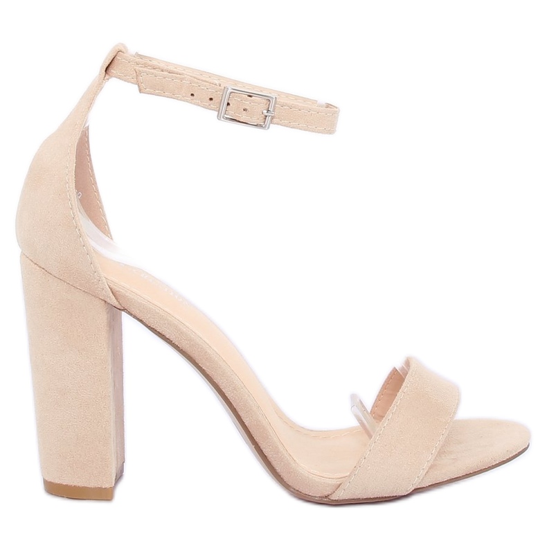 Sandalias en el poste beige Y2385-27 Beige