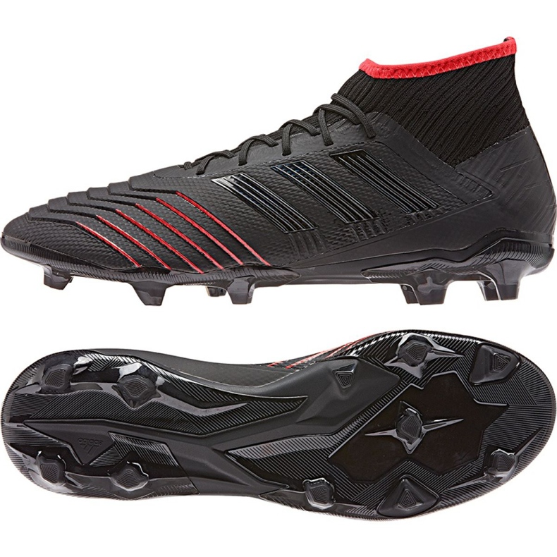 Botas de fútbol adidas Predator 19.2 Fg M D97939 negro negro Botas de fútbol adidas Predator 19.2 Fg M D97939 negro negro