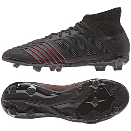 Botas de fútbol adidas Predator 19.1 FG Jr D97997 negro