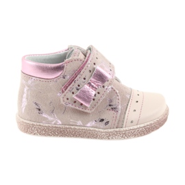 Botines velcro zapatos infantiles Ren But 1535 flamencos rosas