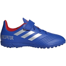 Botas de fútbol adidas Predator 19.4 Tf Jr CM8559 azul azul