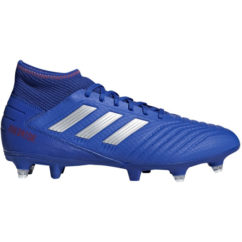 Botas de fútbol adidas Predator 19.3 Sg M D97957 multicolor azul Botas de fútbol adidas Predator 19.3 Sg M D97957 multicolor azul