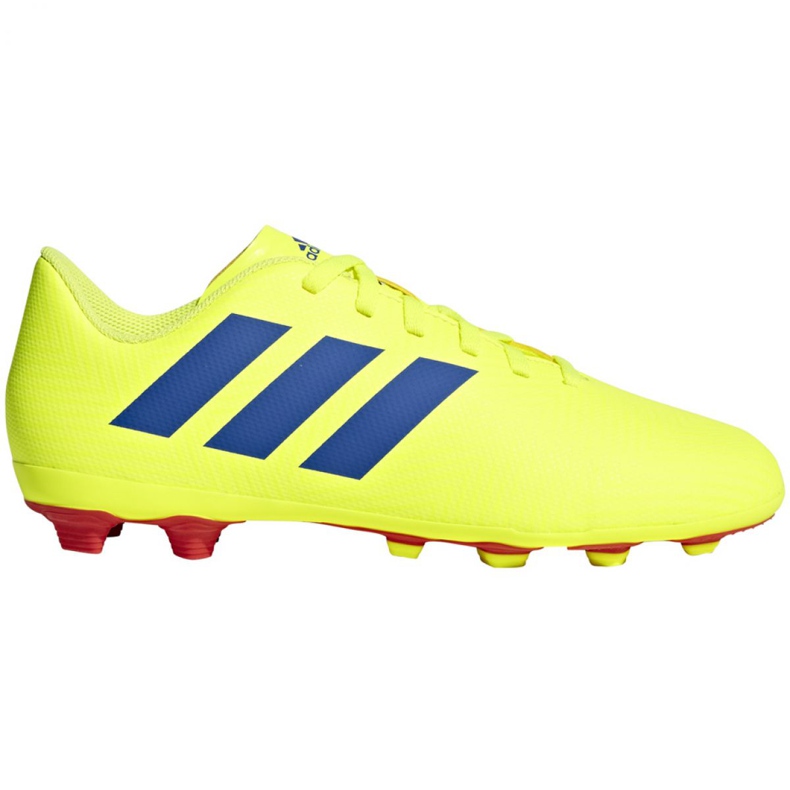 Botas de fútbol adidas Nemeziz 18.4 FxG Jr CM8509 multicolor amarillo