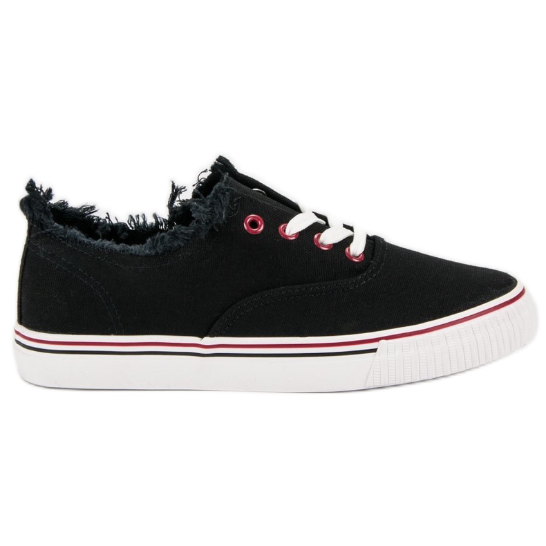 Zapatillas Textiles Negras negro