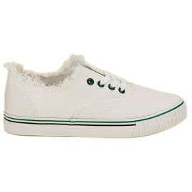 Zapatillas Textiles Blancas blanco