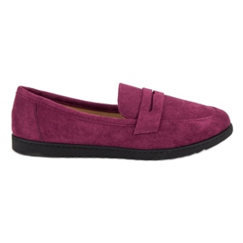 Comer Mocasines de ante violeta Comer Mocasines de ante violeta
