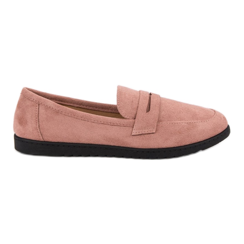 Comer Mocasines de ante rosado