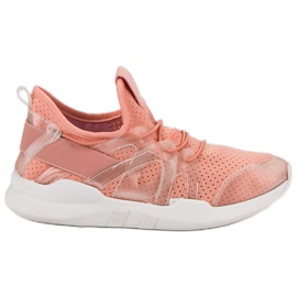 Calzado deportivo de moda rosado
