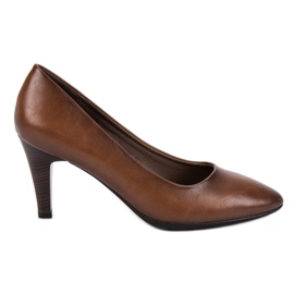 Vinceza Zapatos marrones clásicos marrón