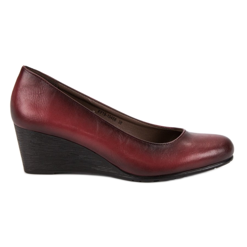 Zapatos de tacón clásicos en la cuña VINCEZA rojo
