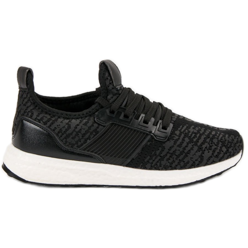 Calzado deportivo sin cordones negro